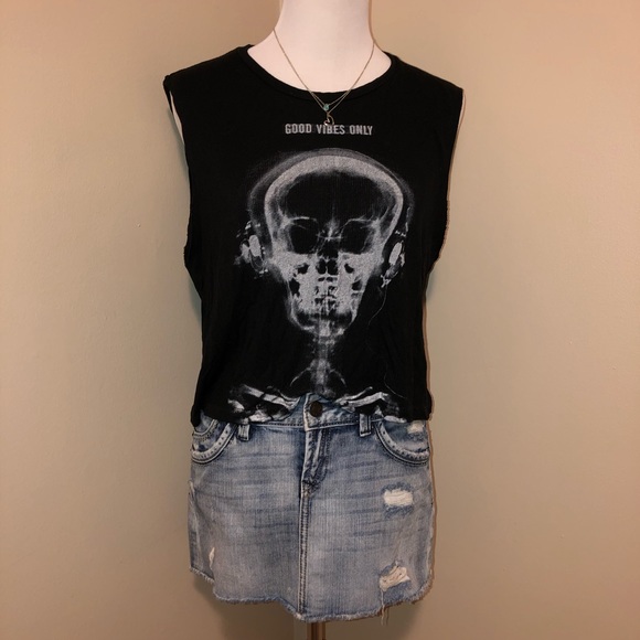 Don’t Ask Why”Good Vibes Only”Tank,Size-OS - Picture 2 of 8